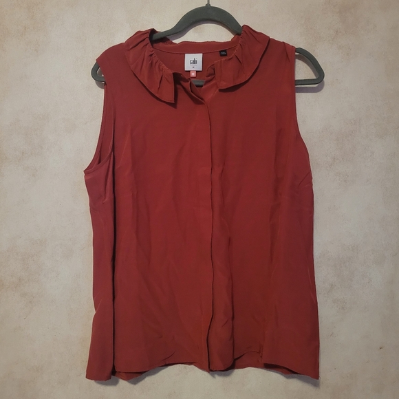 CAbi Tops - Cabi Red Scorch Top Women's Sleeveless Blouse 4733 Size Medium